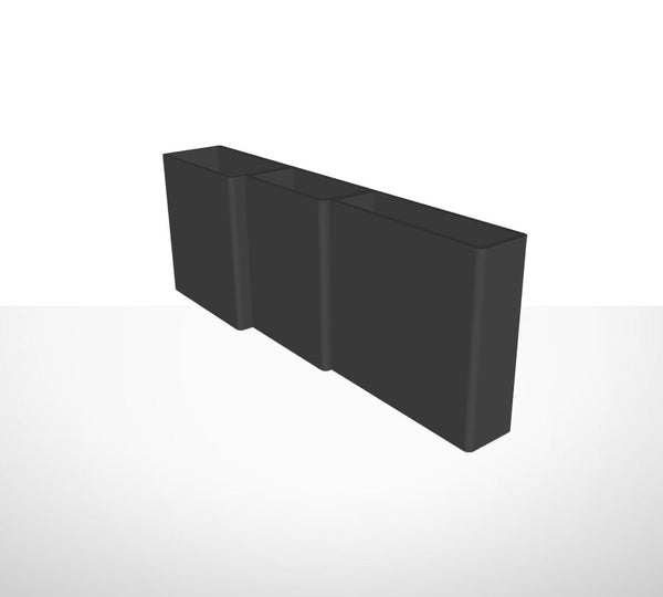 Remote control holder for IKEA Skådis