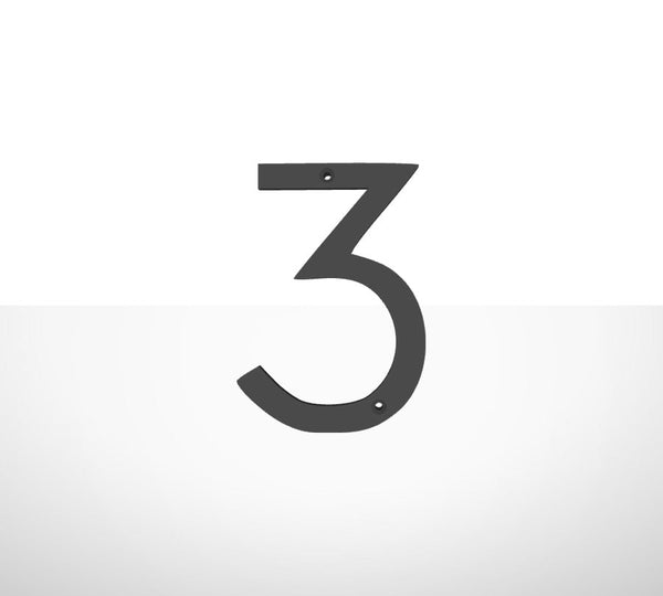 House number modern - 3