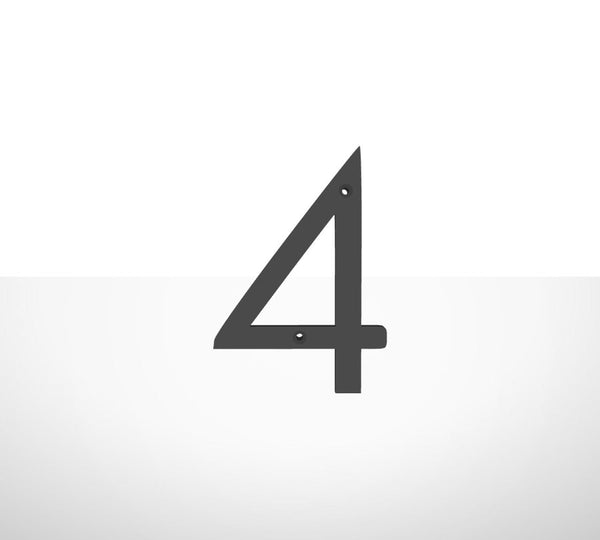 House number modern - 4
