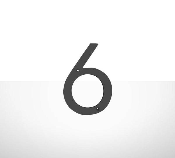 House number modern - 6