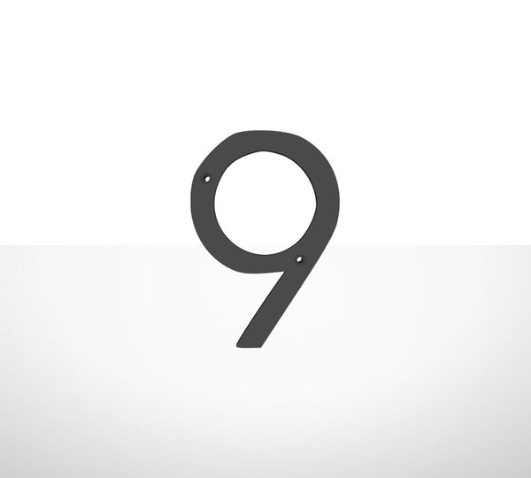 House number modern - 9
