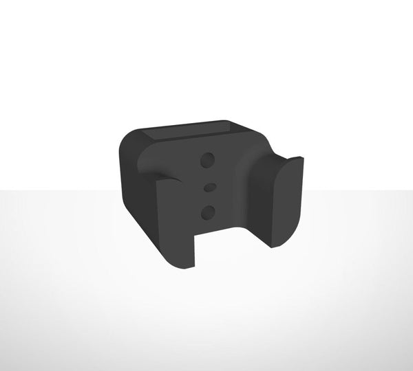 Guitar hanger with space for picks