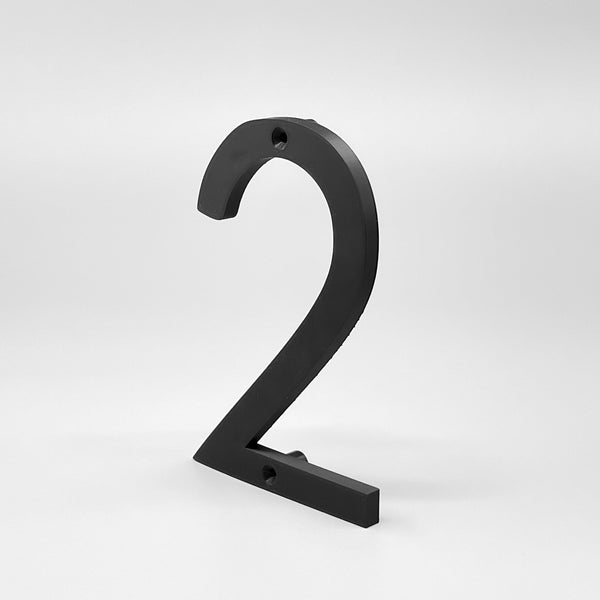 House number modern - 2