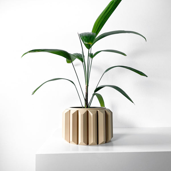 3D-Printed grooved herb pot (small) | RØNDE