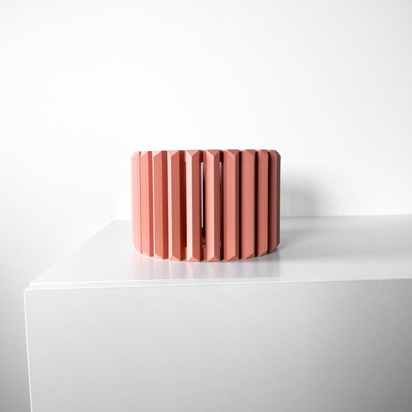 3D-Printed ribbed orchid pot, 15cm | RØNDE